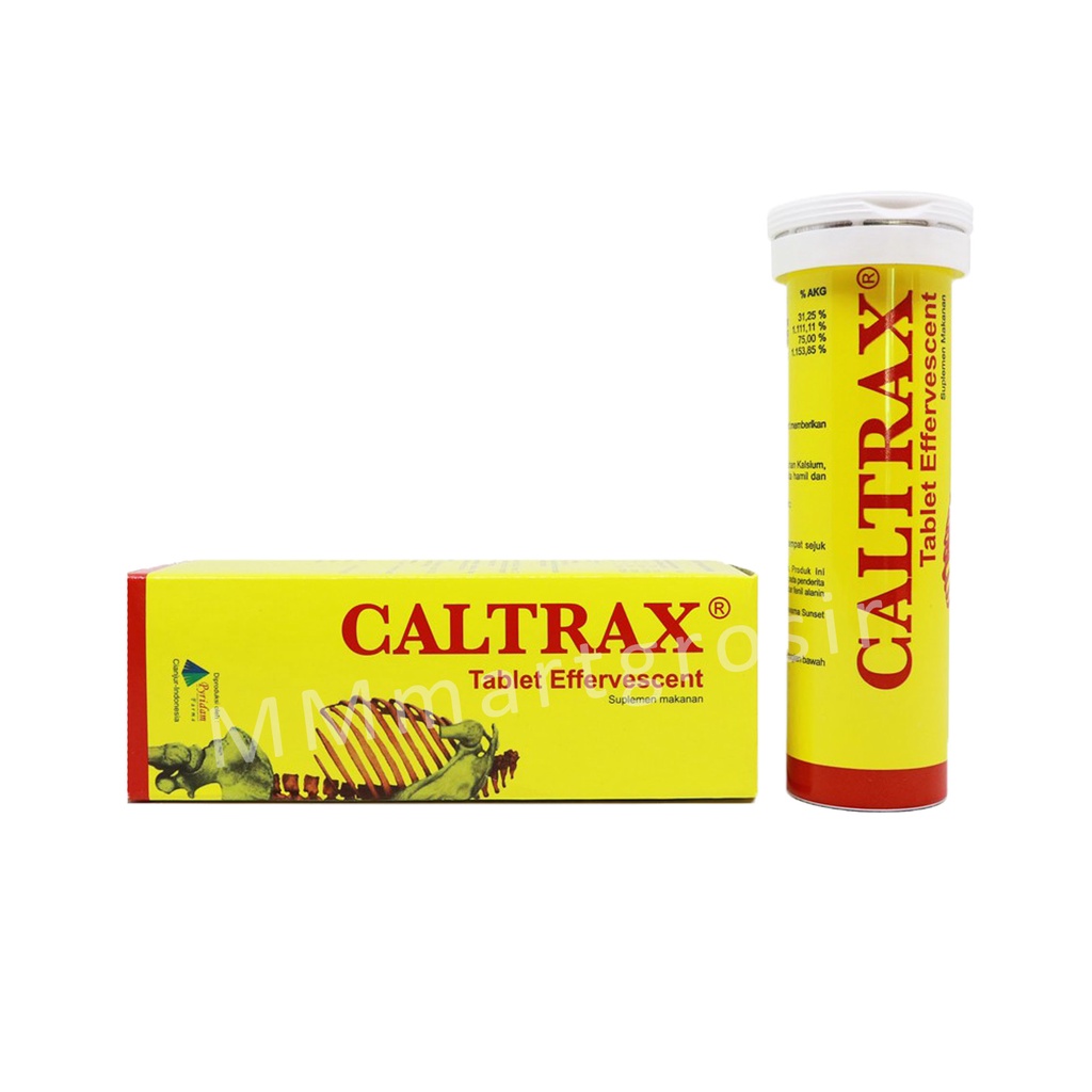 Caltrax / Suplemen Makanan / Kalsium Kesehatan Tulang / Isi 10 Tablet