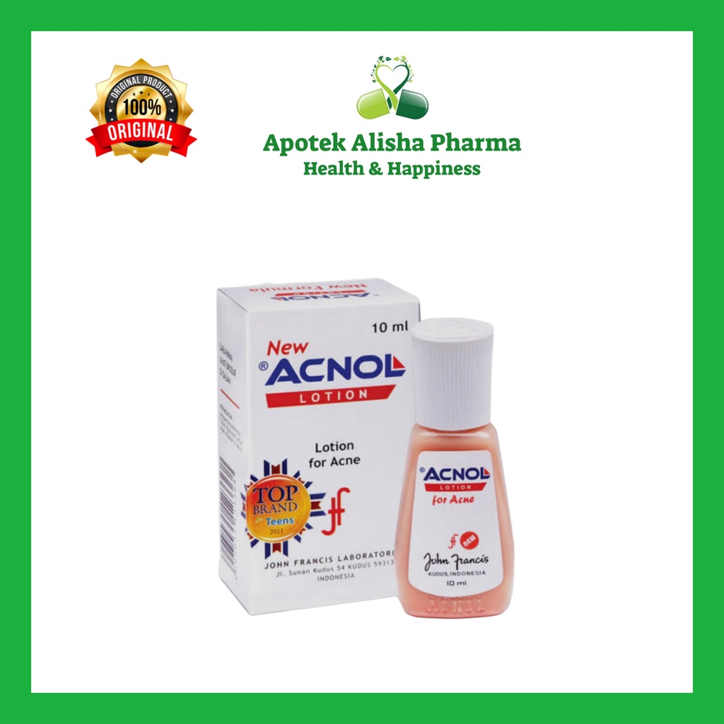 Acnol Lotion For Acne 10ml - Aknol Obat Totol Jerawat Membandel