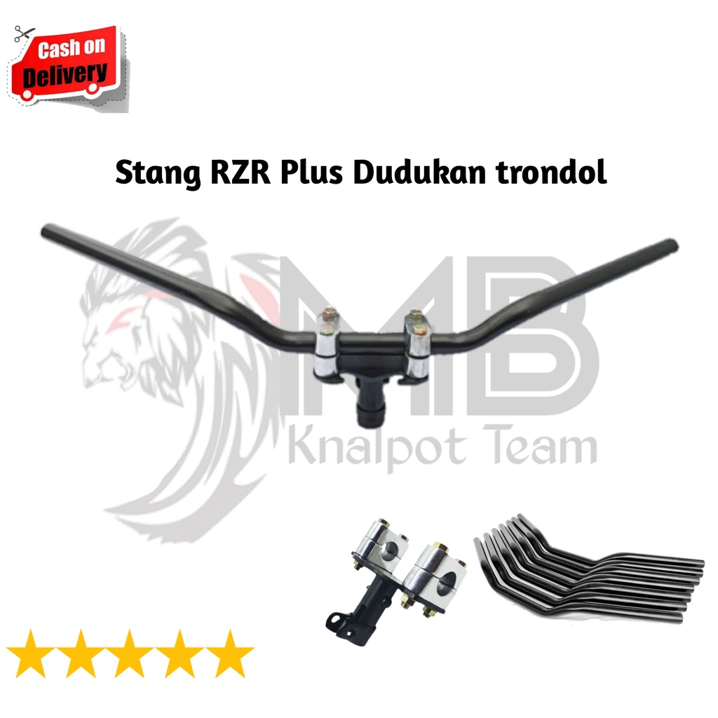 PAKET STANG RZR PLUS DUDUKAN STANG ROAD RACE YAMAHA MIO SPORTY - MIO J - MIO M3 Dll