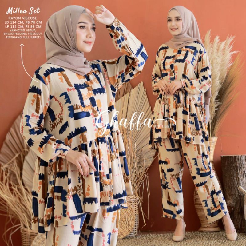 

RESTOK BEST SELLER MILEA SET BY GHAFFA THE LABEL