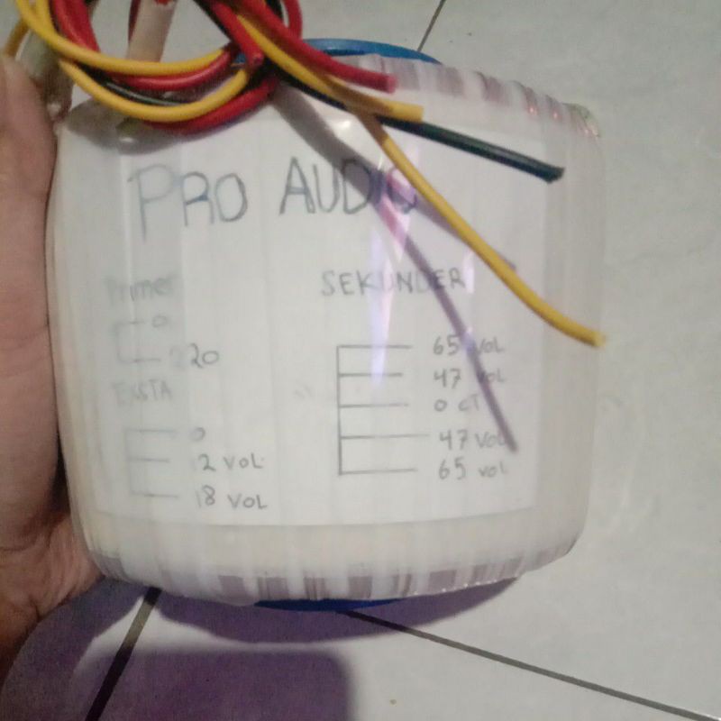 trafo donat 10 Amper lilitan primer 220ac