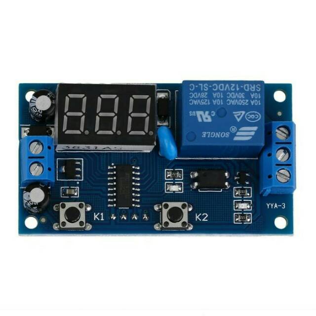 Digital Time Delay Relay Module 2B3D Timer Digital Mesin Tetas