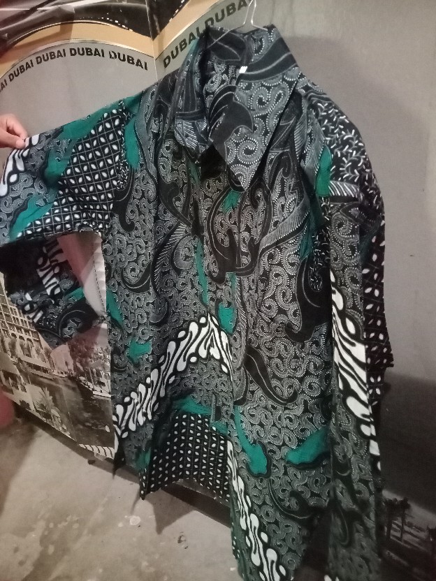 Kemeja Batik Pria Size M L Xl Xxl Bswart Batik Hrb026 Kenongo Hem Panjang Padi