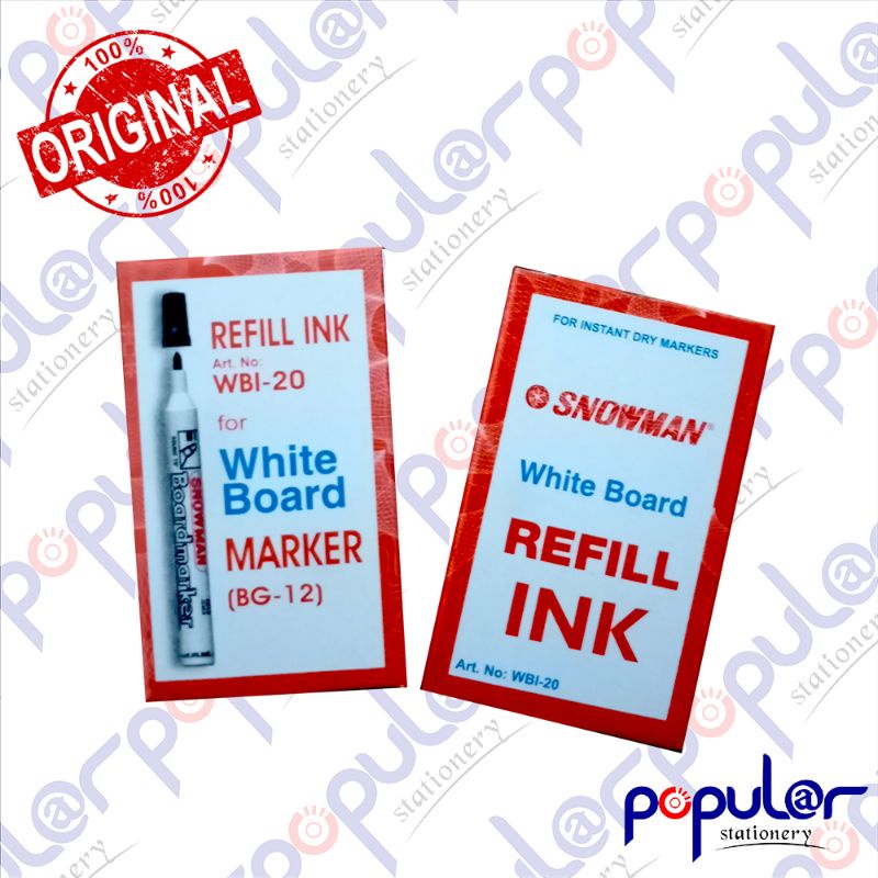 

Tinta Spidol Snowman WB Non Permanent