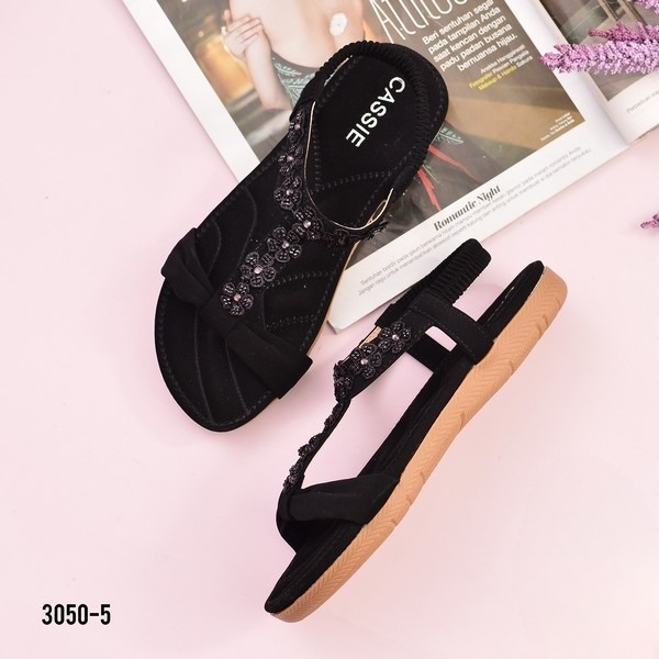 GSW Sendal Wanita Import Fashion Sandal Wanita flat ( 3050-5 )