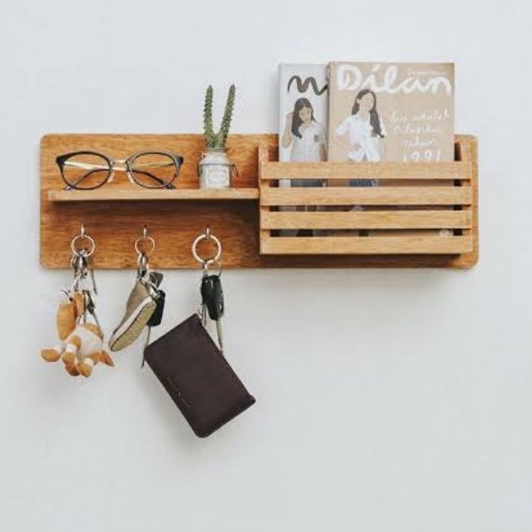 box buku gantung,box kunci modern,hiasan dinding