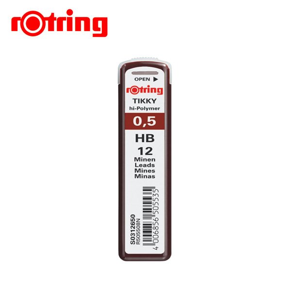 

Rotring Tikky Hi-Polymer Pencil Lead 0.5 mm HB Isi Pensil Mekanik HB