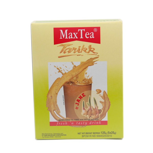 

MAXTEA Tarik Ginger Tea 125gr - Teh Susu Tarik Jahe (5 sachet)