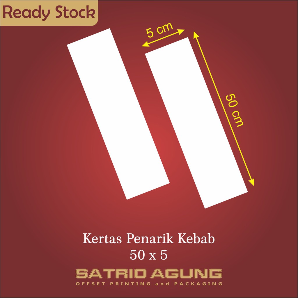 

Kertas penarik kebab 50x5