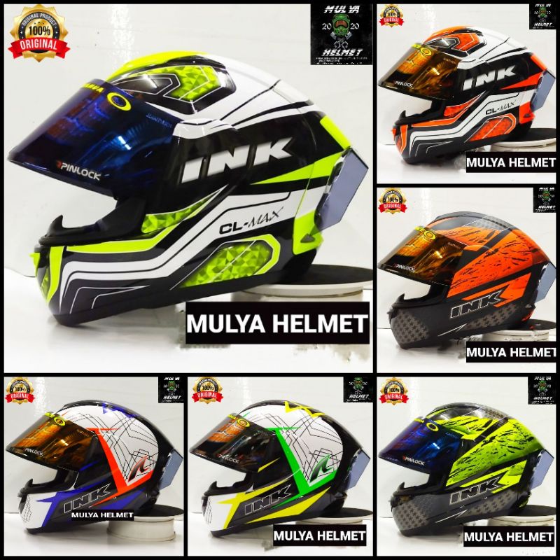Helm ink Cl max Paket Ganteng Full Motif ( Leopard & RedBull )