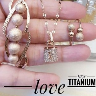 titanium set perhiasan wanita T72