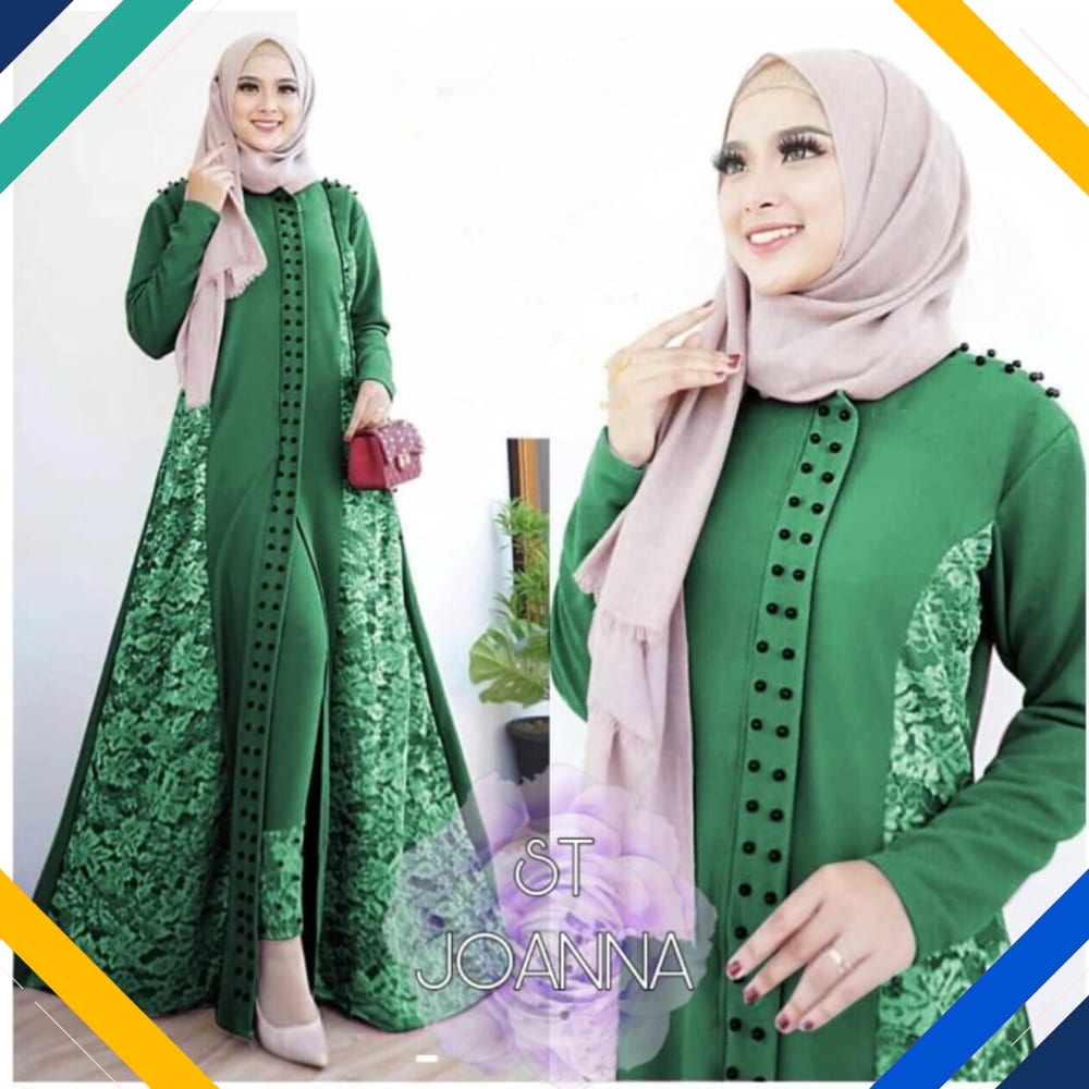 STELAN JOANNA IJOBOTOL Kekinian Gamis 0121 Premium SJG