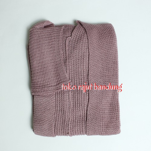 CARDIGAN RAJUT OVERSIZE CARDY JUMBO RAJUT WANITA  KARDIGAN RAJUT WANITA TEBAL KUALITAS SUPER PREMIUM-Nila muda