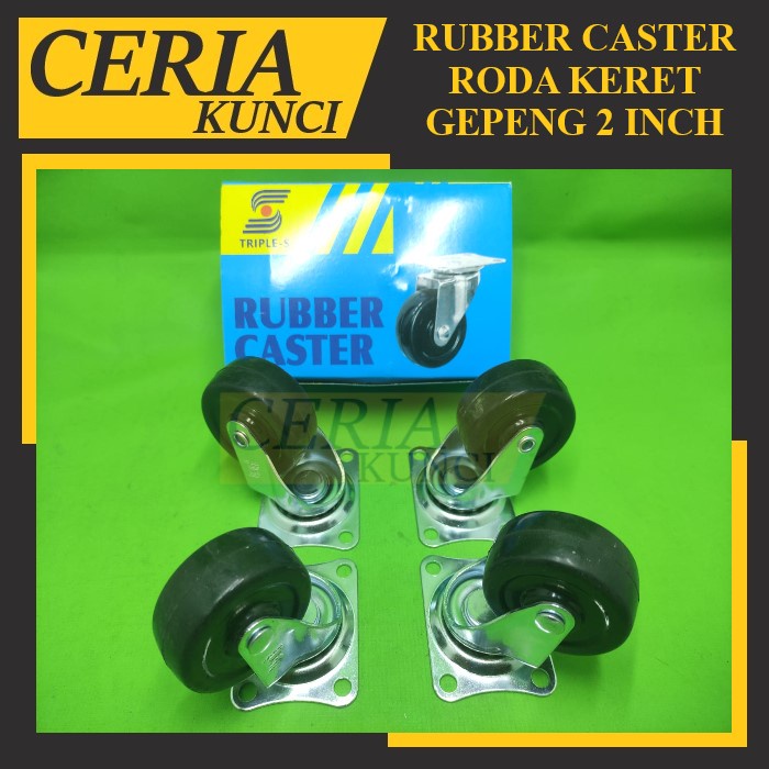 Jual Roda Etalase Karet Inch Gepeng Roda Caster Karet Shopee Indonesia