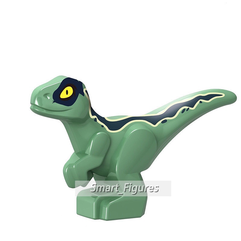 Minifigures Dinosaurus Warna-Warni Telur Dinosaurus Mainan Anak Koleksi Hadiah Angka Mini Ukuran Sekitar 3cm * 2cm