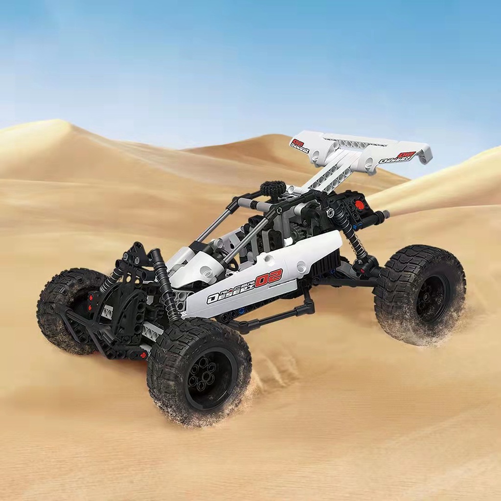 Xiaomi Mainan Edukasi Anak model Rakitan Balok Bangunan Proyek desert racing onebot mixer excavator