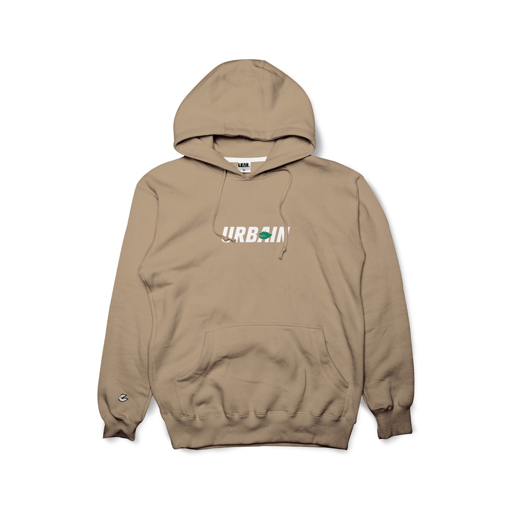 

Urbain x Leaf Hoodie - Og Logo - Tan