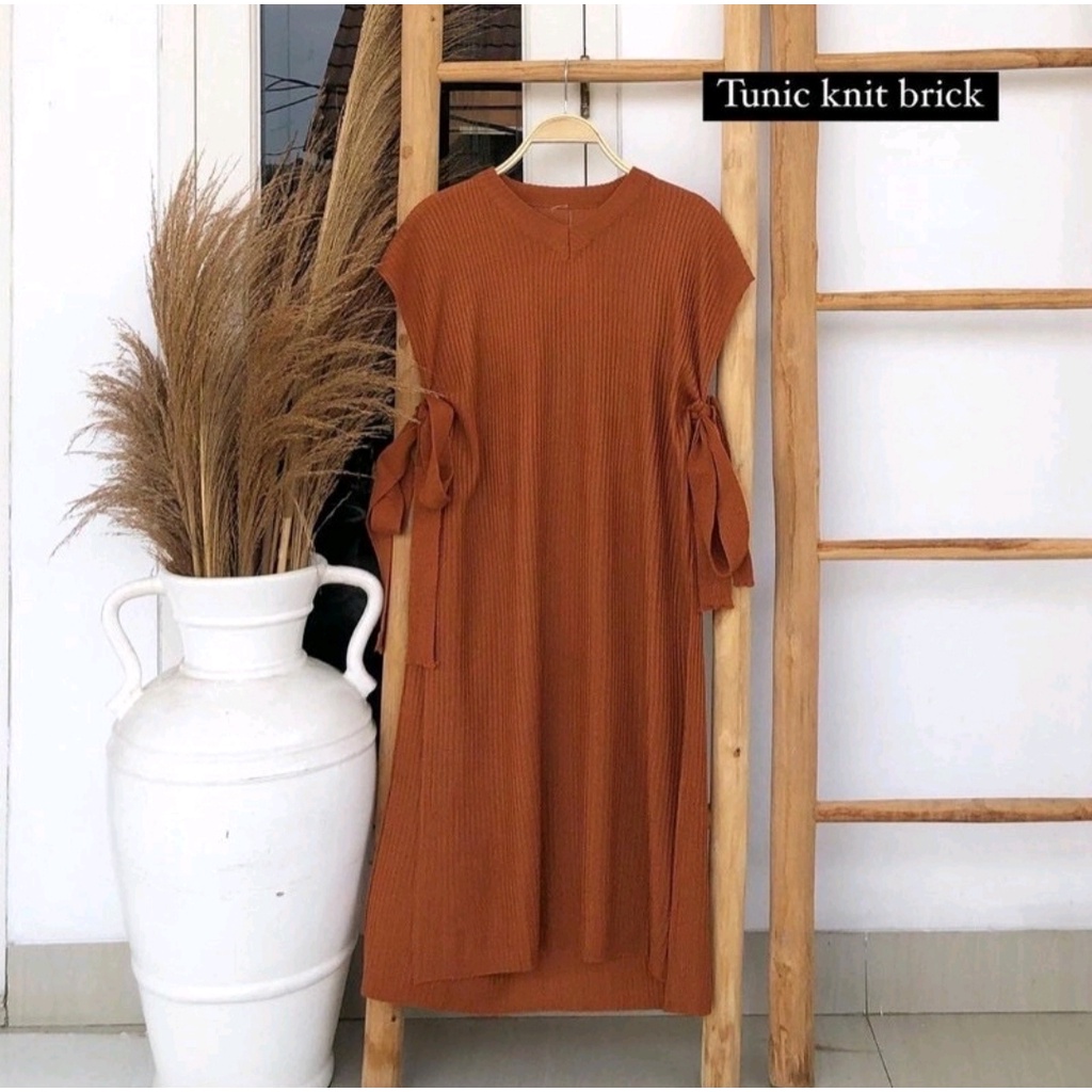 Vest Rajut Salur Kerah V Panjang / Rompi Rajut Premium /Vest Rajut Oversize Panjang