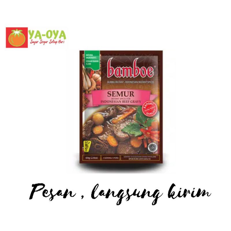 

BUMBU INSTAN BAMBOE SEMUR