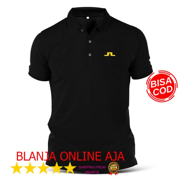 POLO TERLARIS / LOGO SABLON Golf J Lindeberg JL  PGA Wood Iron Driver Wedge Sand Putter Polo T Shirt