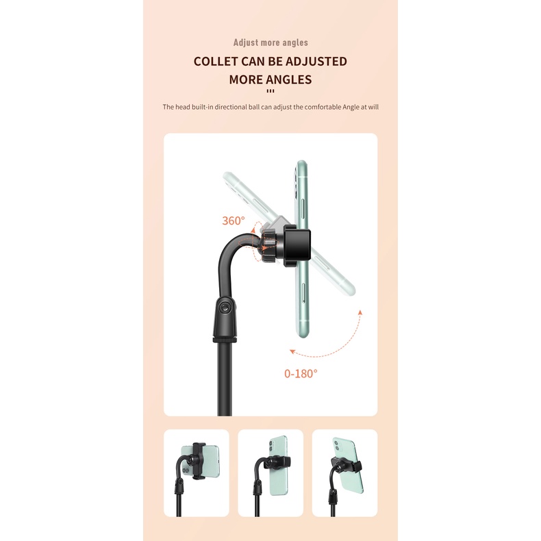 Holder HP Stand LIVE Stand Rotary Stand Zoom 360 Monopod/ Holder HP Multifungsi 20106