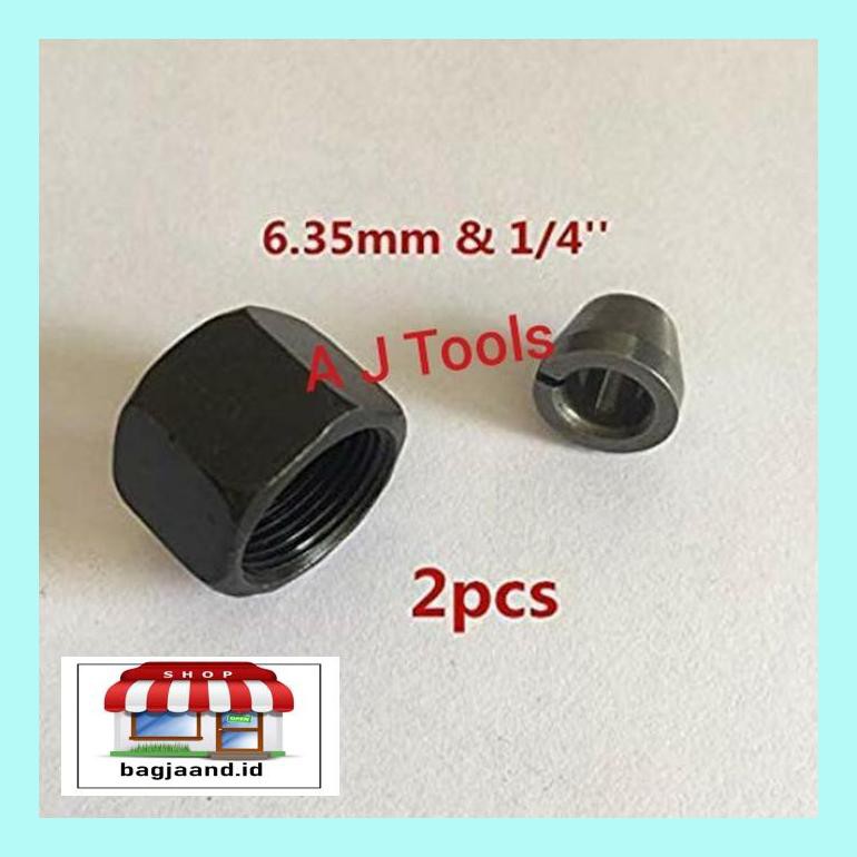 Bmgdnm Mur / Collet Nut & Collet Cone 1/4" Trimmer ( Profil Tangan ) Alldkngco