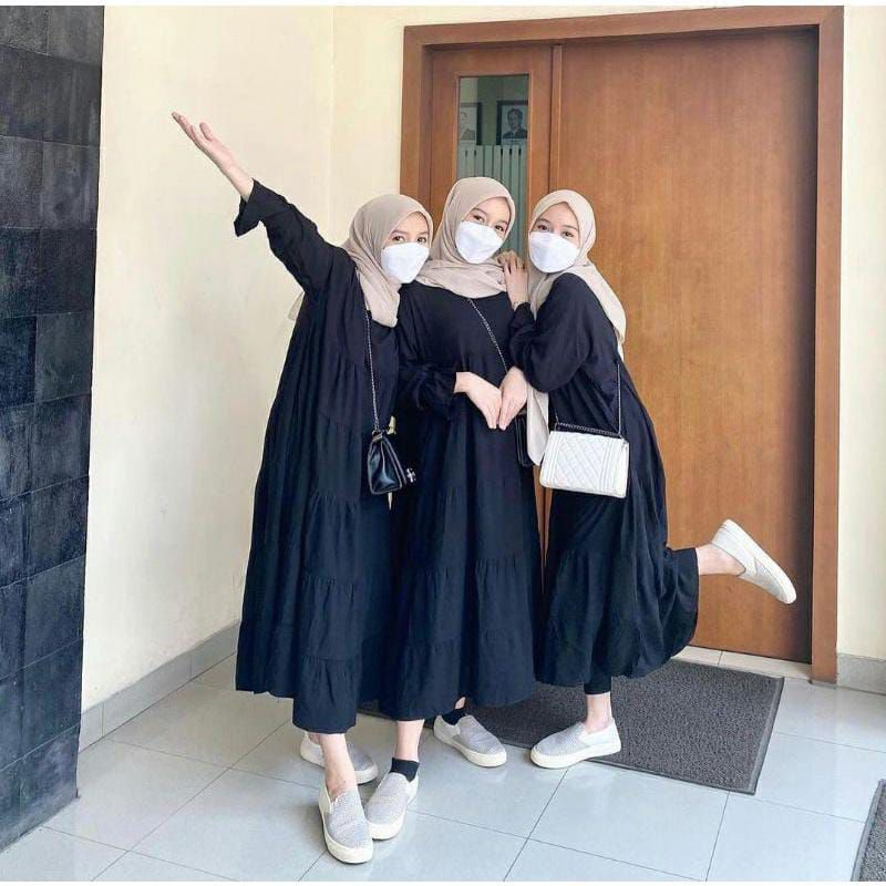 MIDI DRESS KATUN / DRESS MIDI SABRINA TUNIK