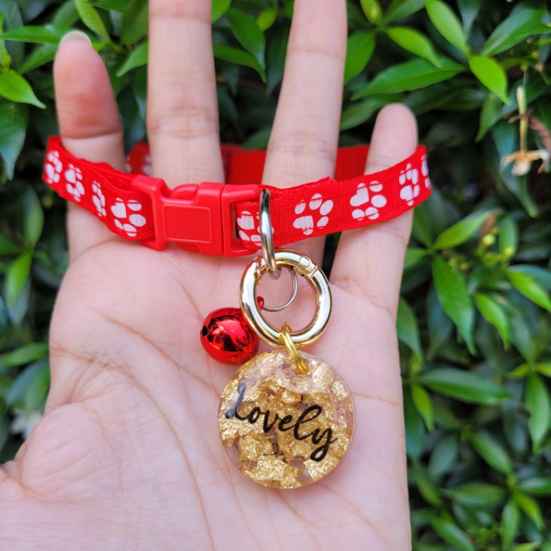 Image of Liontin / bandul nama / nametag kalung kucing dan anjing /custom pet nametag cat nametag dog nametag #3
