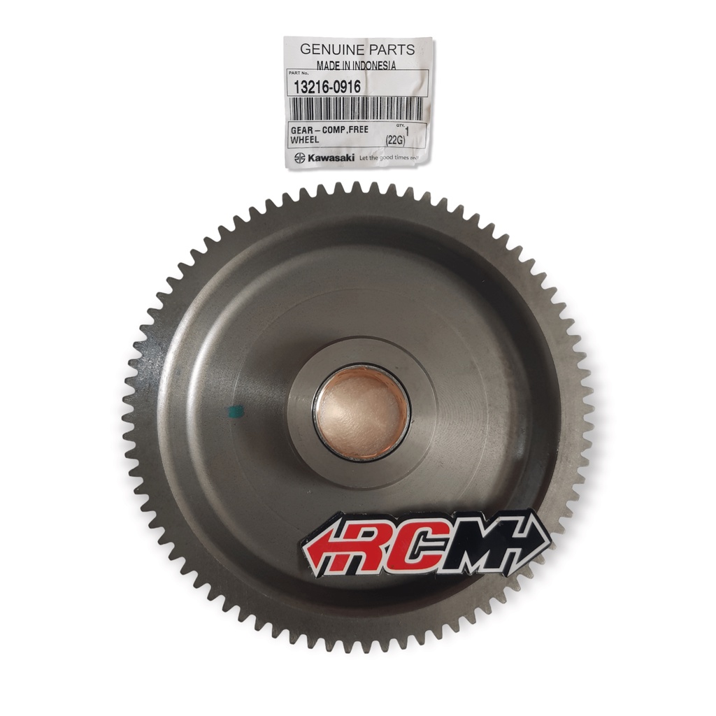 GEAR GER GIR COMP FREE WHEEL STATER STARTER BESAR KLX 150 S L D TRACKER DTRACKER ORI ORIGINAL KAWASAKI KGP ASLI 13216-0877