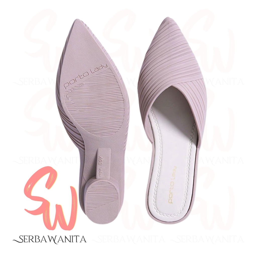 Selop Wedges Jelly Wanita Korea Terbaru Porto BSV