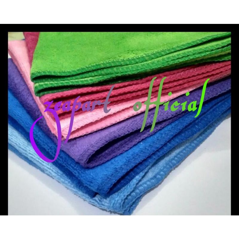 Kain Lap Kanebo Microfiber Halus Kain Lap Anti Gores Cuci body Motor Mobil