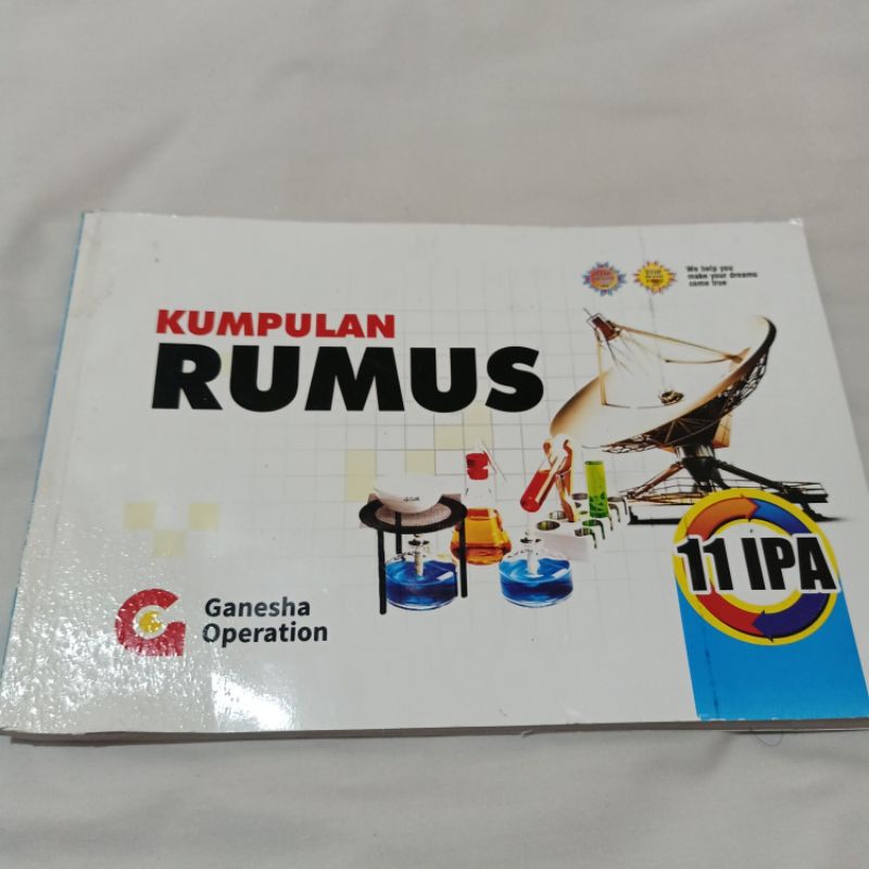 Buku GO Ganesha Operation - Kumpulan Rumus SMA Kelas XI 11 IPA [PRELOVED]