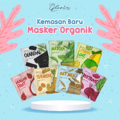 MASKER ORGANIK LEA KEMASAN BARU