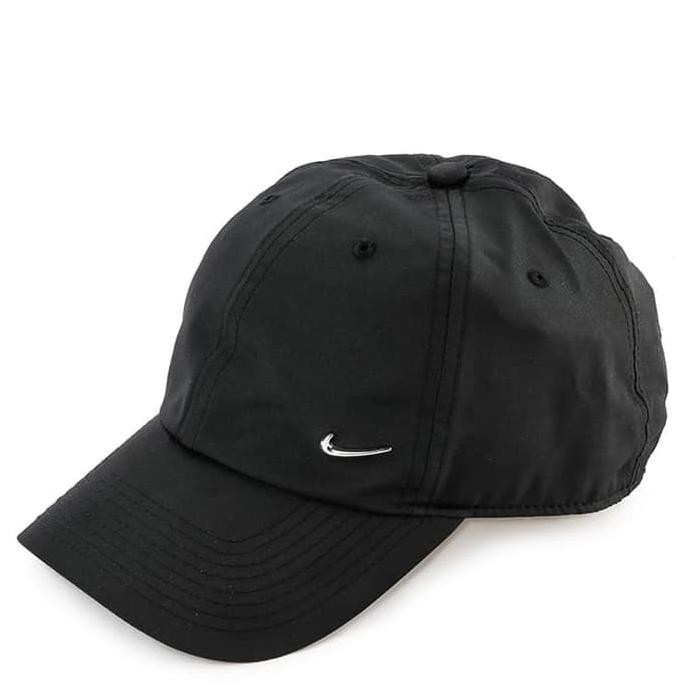 Original Topi Unisex Nike Sportswear Heritage86 Cap Black