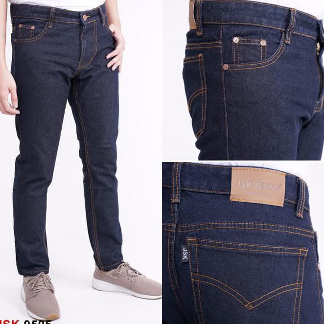 Xbiz Celana Jeans Pria Skinny Panjang Slim Fit Big Size Terbaru Import A8Jd