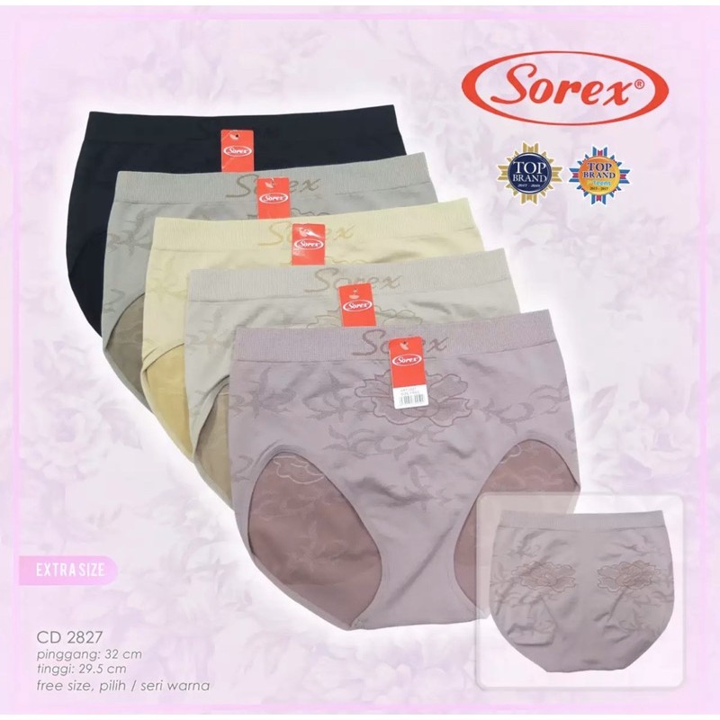 CD / Celana Dalam Wanita Jumbo SOREX 2827 Bahan Rajut Lembut