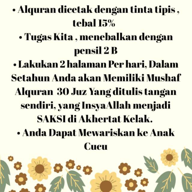 Al Qur An Juz 28 29 30 Belajar Menulis Menghafal Untuk Anak Dewasa Ready Stock Shopee Indonesia