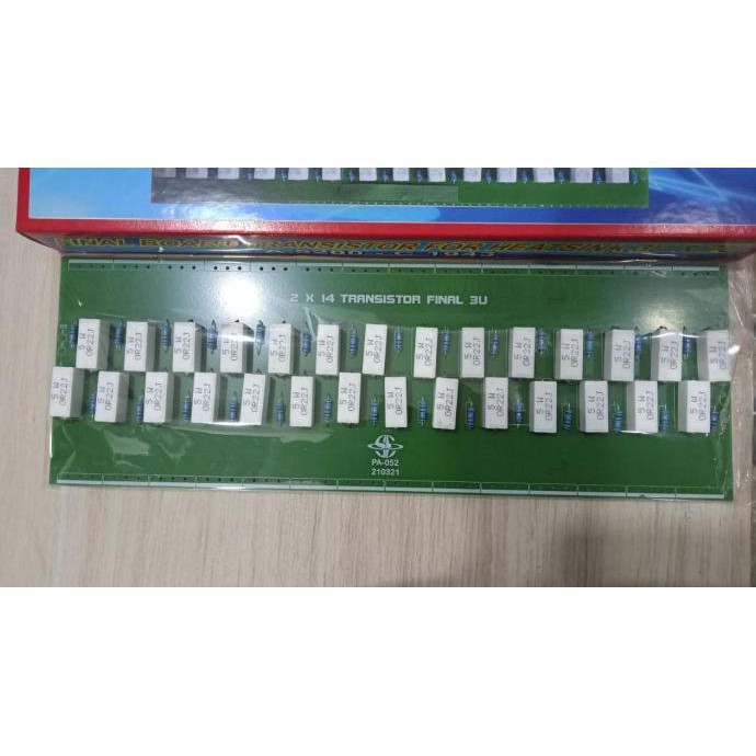 TERBATAS KIT PCB JALUR 3U kit pcb final board transistor thosiba 3u 30cm