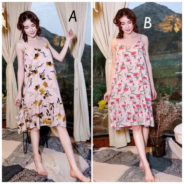Daster Wanita 1803 Baju Tidur Cewek Sexy Lingerie Sleepdress Cantik