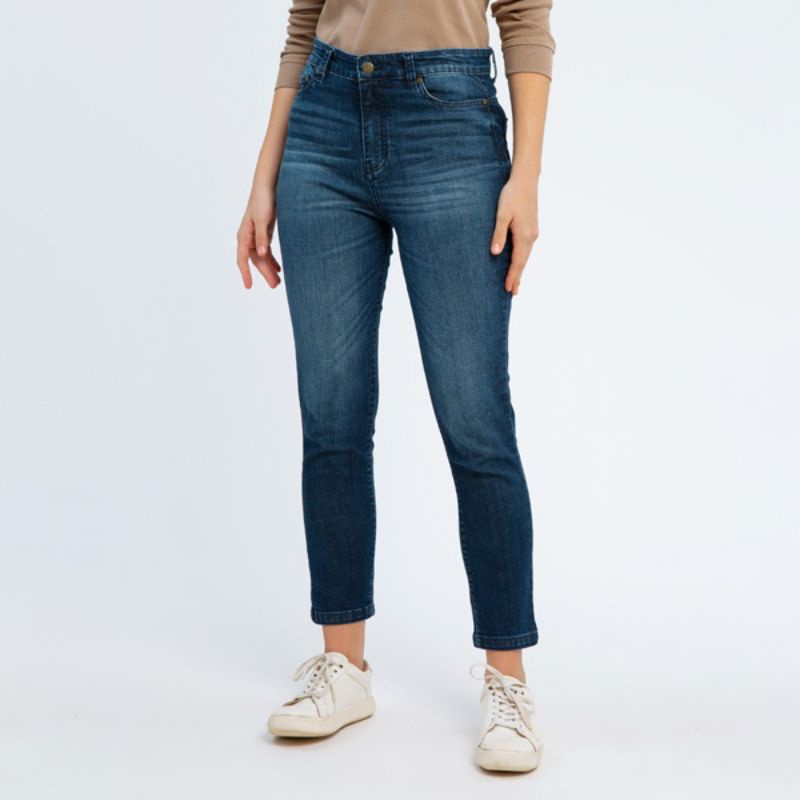 Geela jeans Dark wash straight jeans 31109 (G.31109) jeans wanita branded-jeans wanita murah-celana 