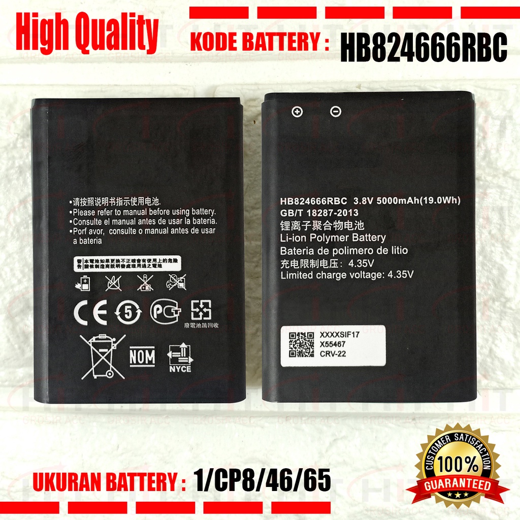 Battery Baterai HB824666RBC For Huawei E5577 E5577Bs-937 Wifi Router