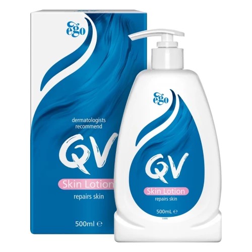QV Skin Lotion 500ml - Body Lotion Untuk Eczema, Kulit Sensitif