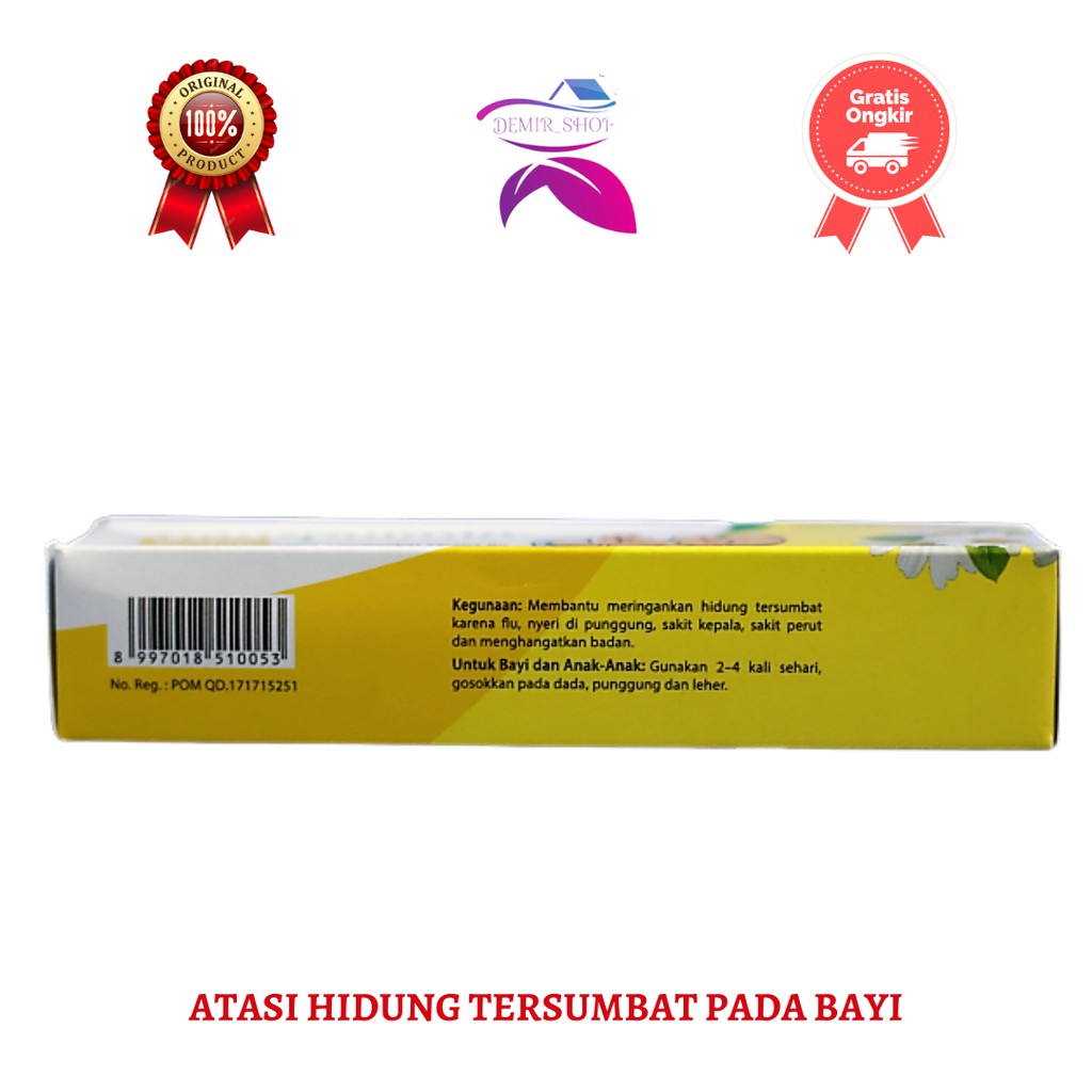 Transpulmin Baby Balsam / Transpulmin Atasi Hidung Tersumbat pada Bayi-1