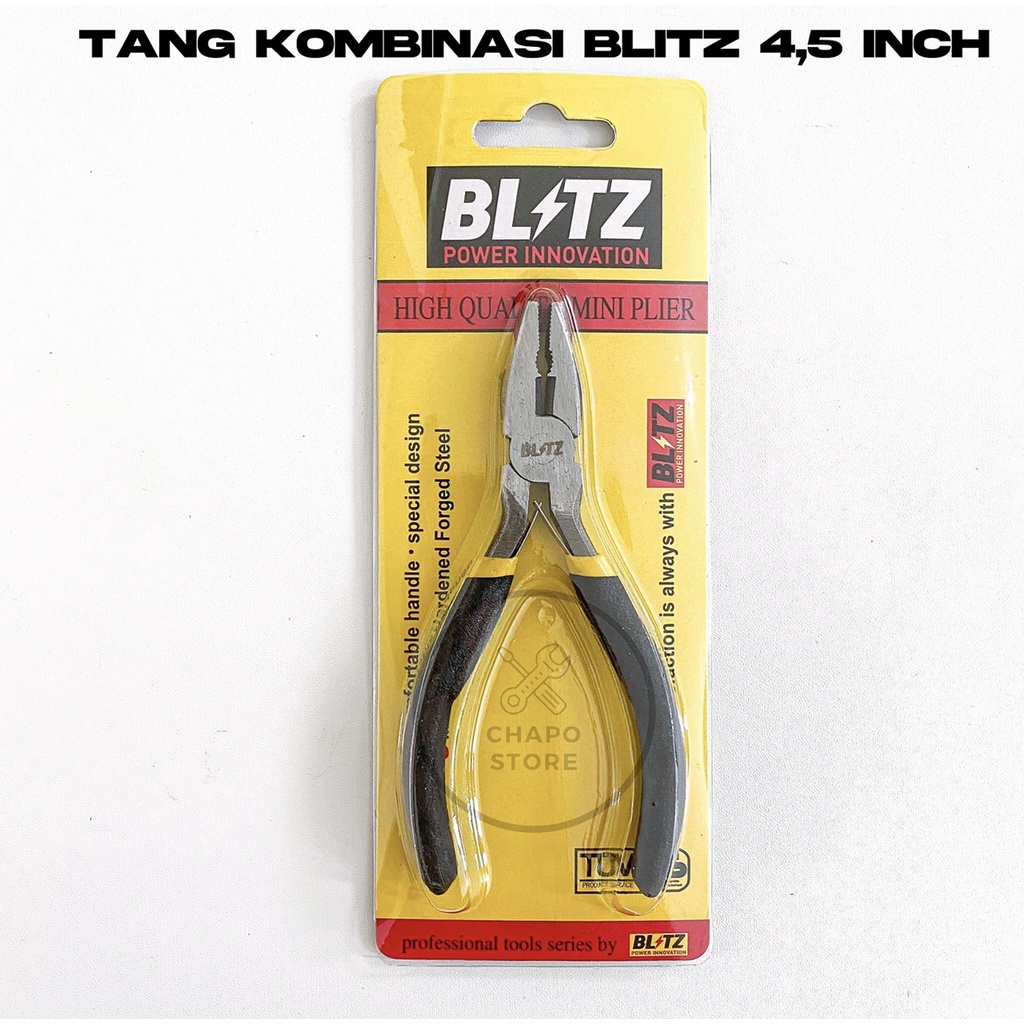 tang kombinasi mini blitz 4,5 inch linesman pliers