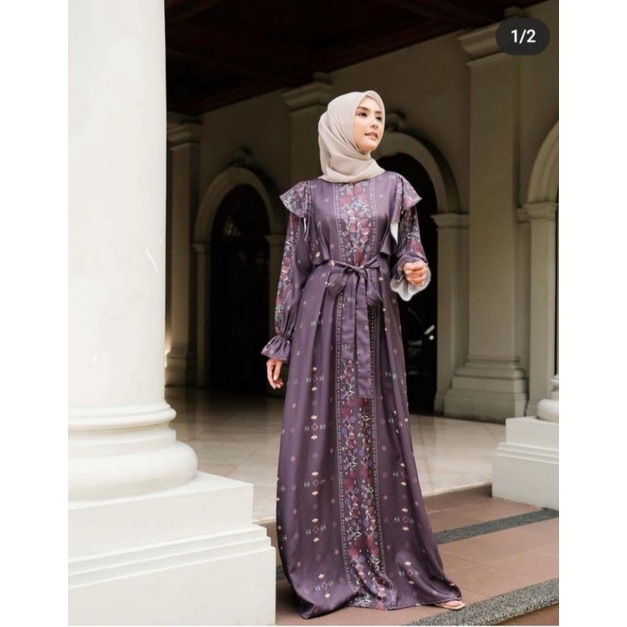dress vanilla hijab brunette