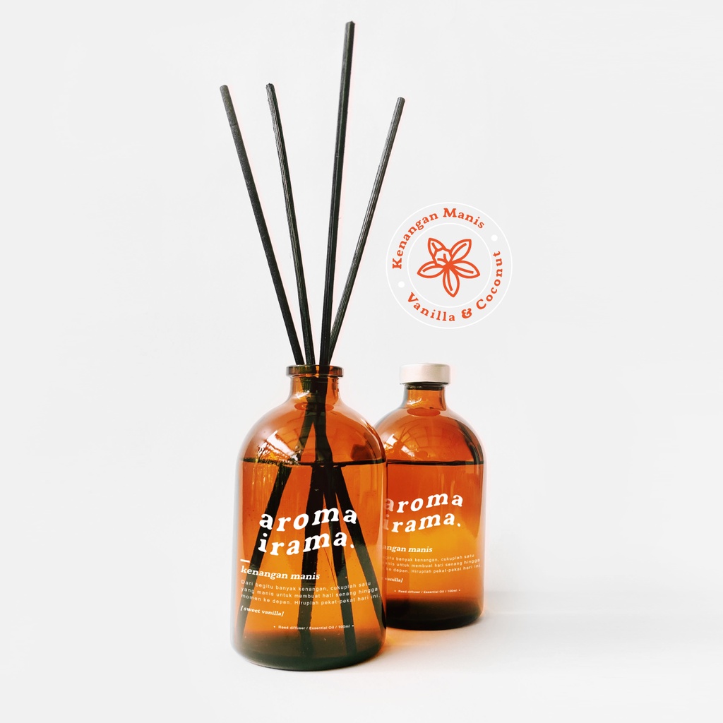 Aroma Irama // Kenangan Manis // Reed Diffuser // 100ml // 120ml-100 ml