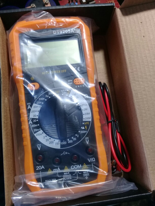 Multitester Digital Avometer Digital Multi Tester Dt9205a+ Multimeter