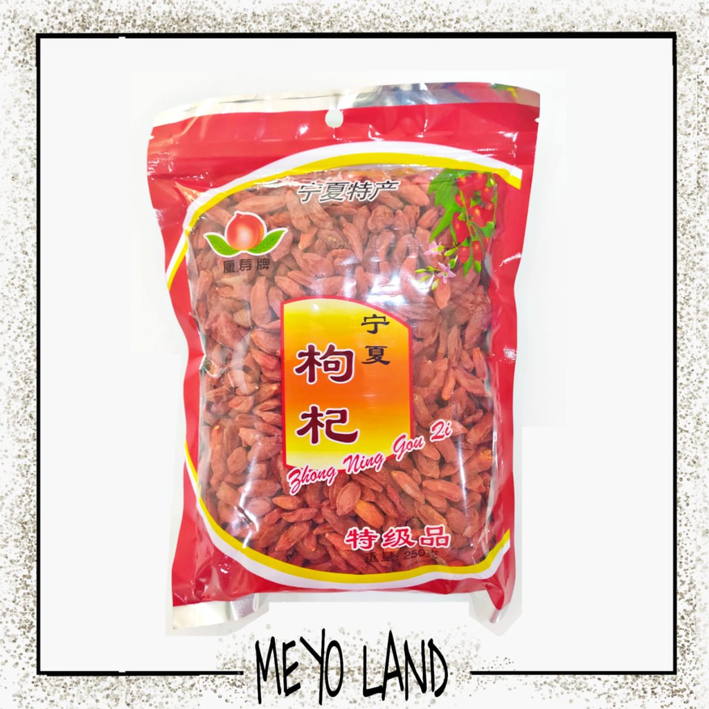 

goji berry kici merah ki che super premium asli wolfberry gojiberry kering 250gr 250 gr quo qi zi