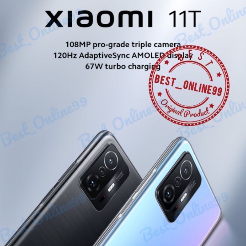 XIAOMI 11T 5G (8/256 GB) Dimensity 1200 Ultra - Garansi Resmi 24 Bulan