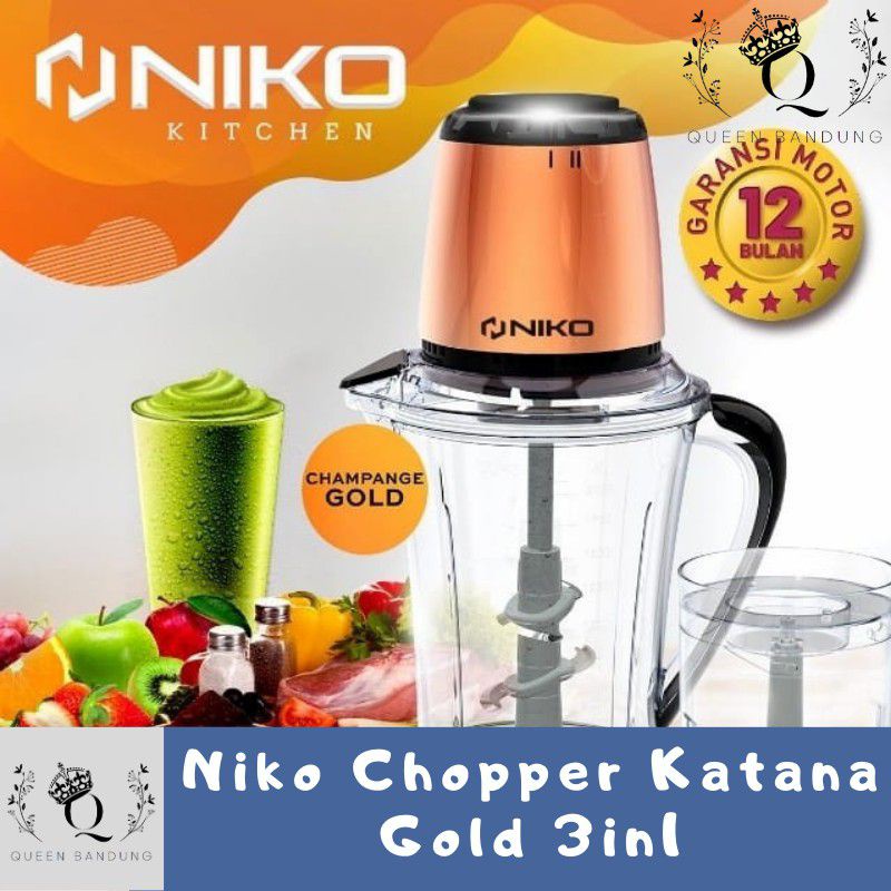 Niko Chopper Katana Pro Gold 3 in 1 2.5 Liter